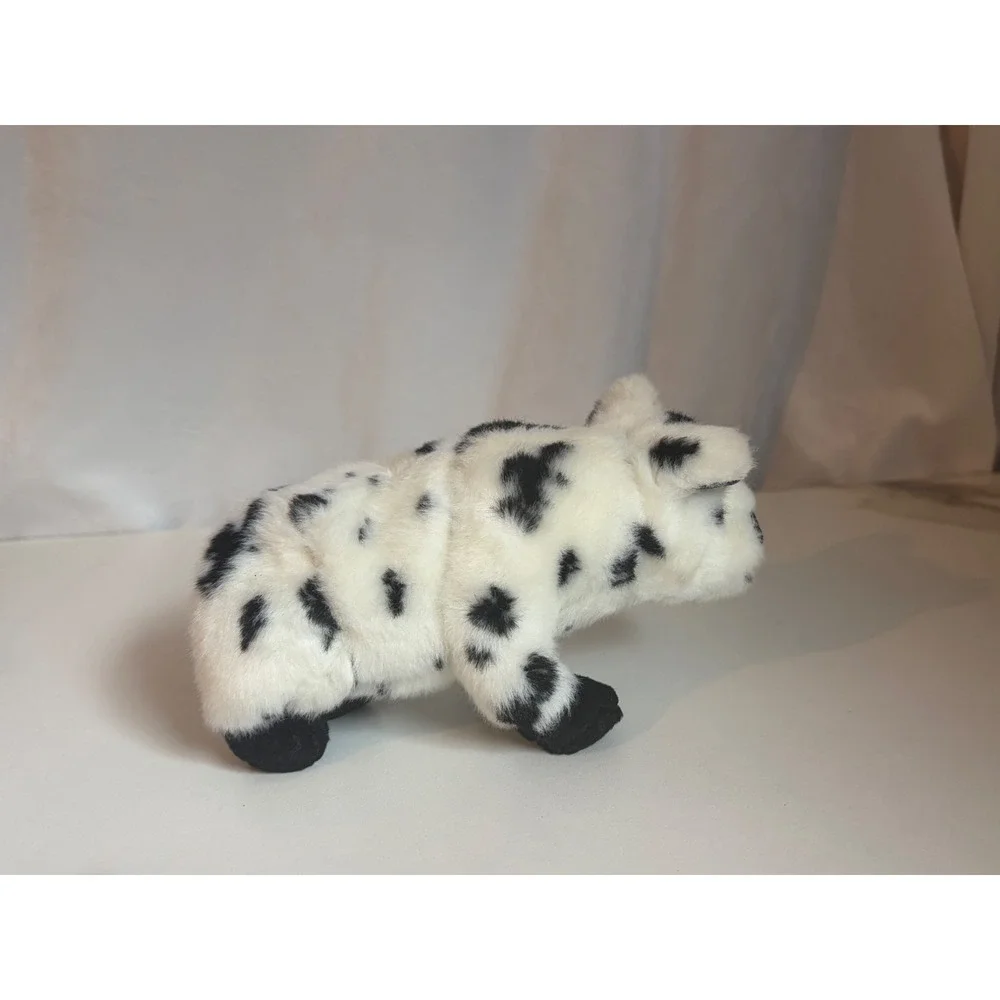 Ty Beanie Babies‎ Stubby the Pig Black White Spotted 2004 Plush Animal 40105